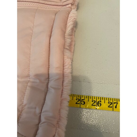 Nicole Miller Pink Vest Reversible Quilted & Faux Fur Medium - Picture 8 of 11